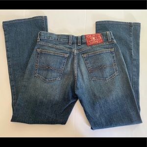 Lucky brand Soho jeans mid rise flare  6/28